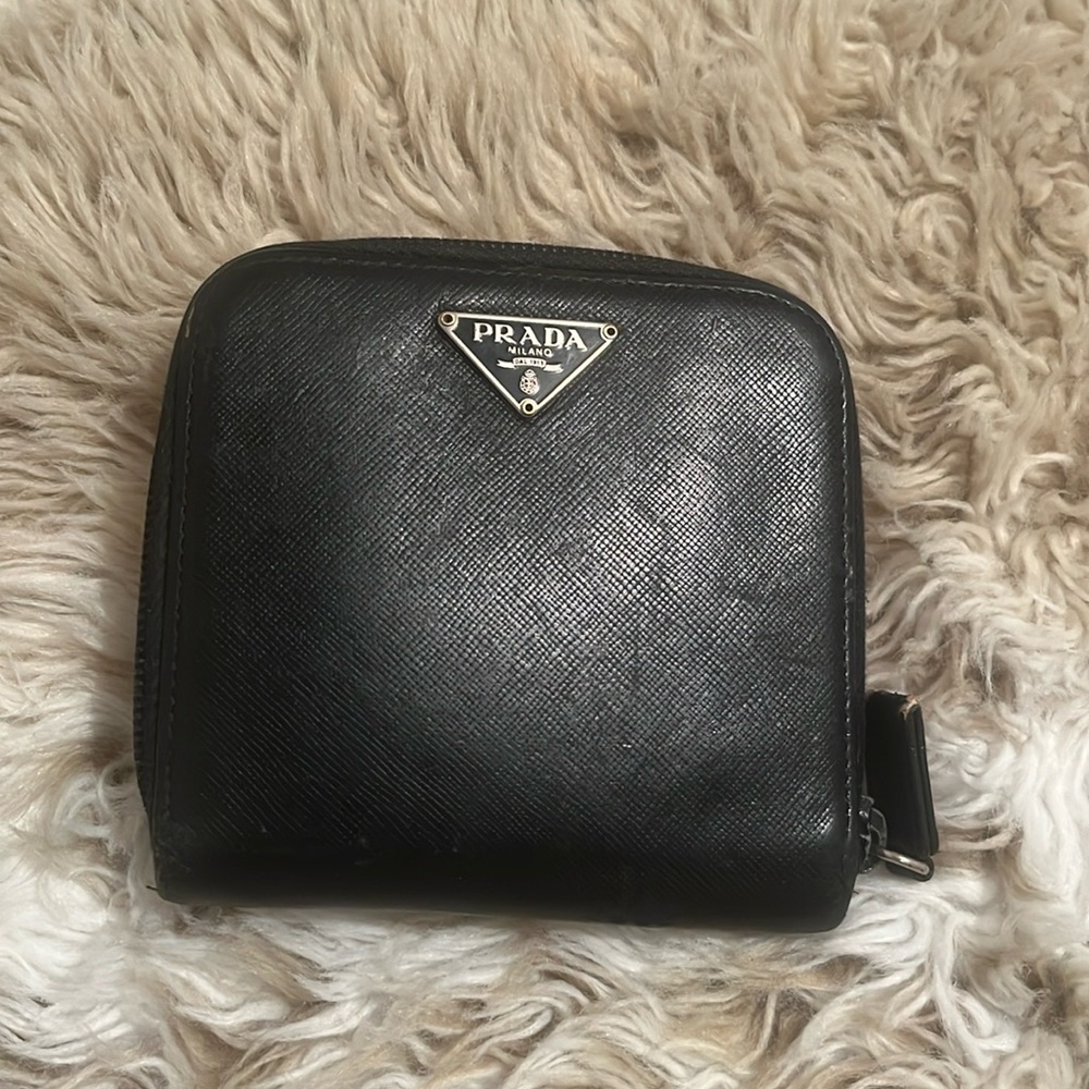 Authentic Prada Wallet and Coin Pouch